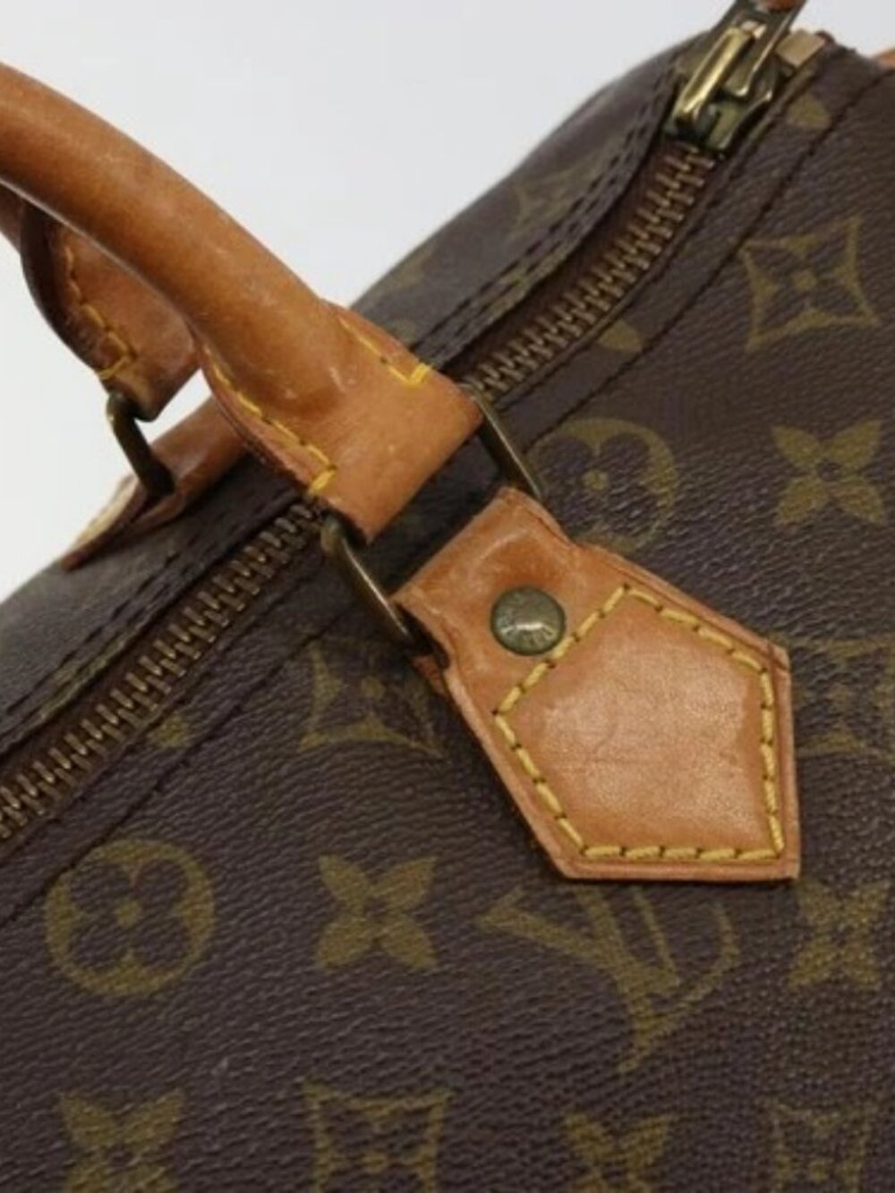 LOUIS VUITTON Monogram Speedy 30 Hand Bag M41526 LV Auth 176936 - Picture 9 of 16